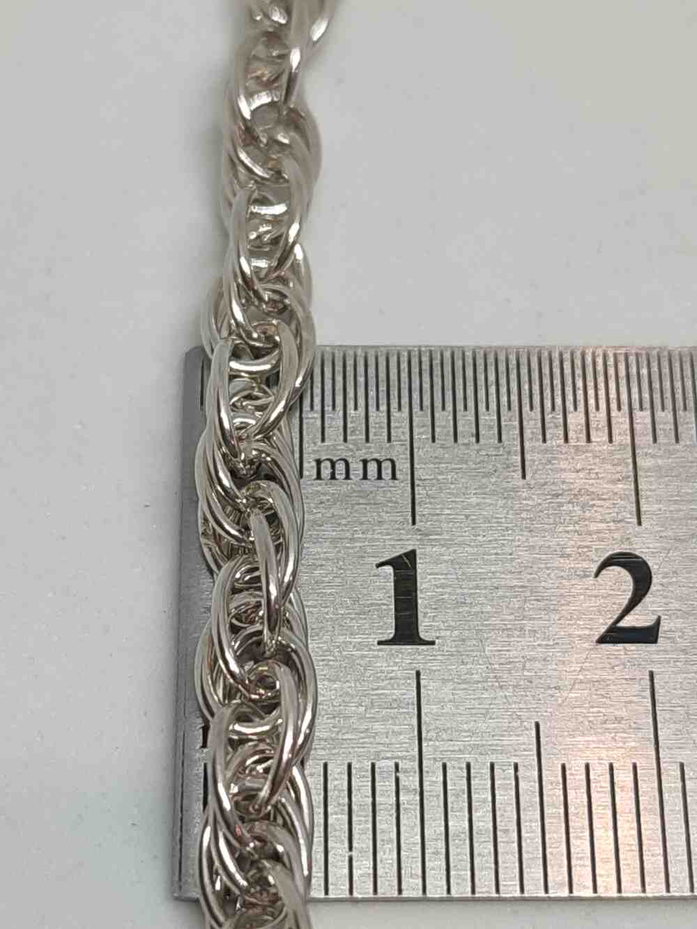 Срібний ланцюг з плетінням Кордове (27459377) 4