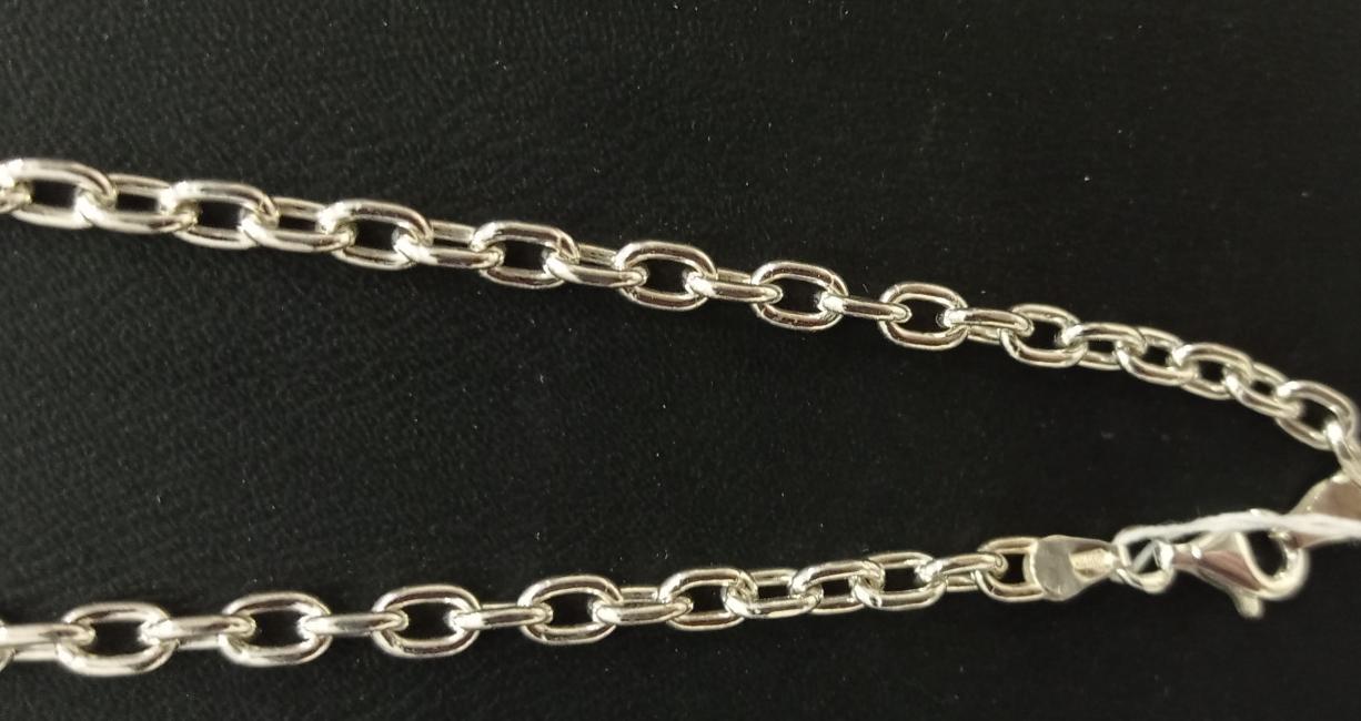 Серебряная цепь с плетением Якорное (30513677) 0