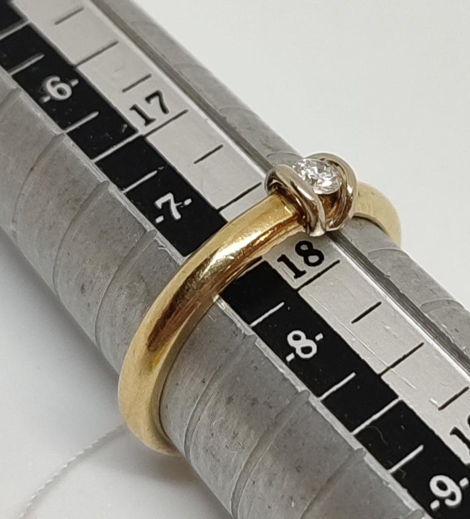 Кольцо из красного золота с бриллиантом (-ми) (27417222)  4