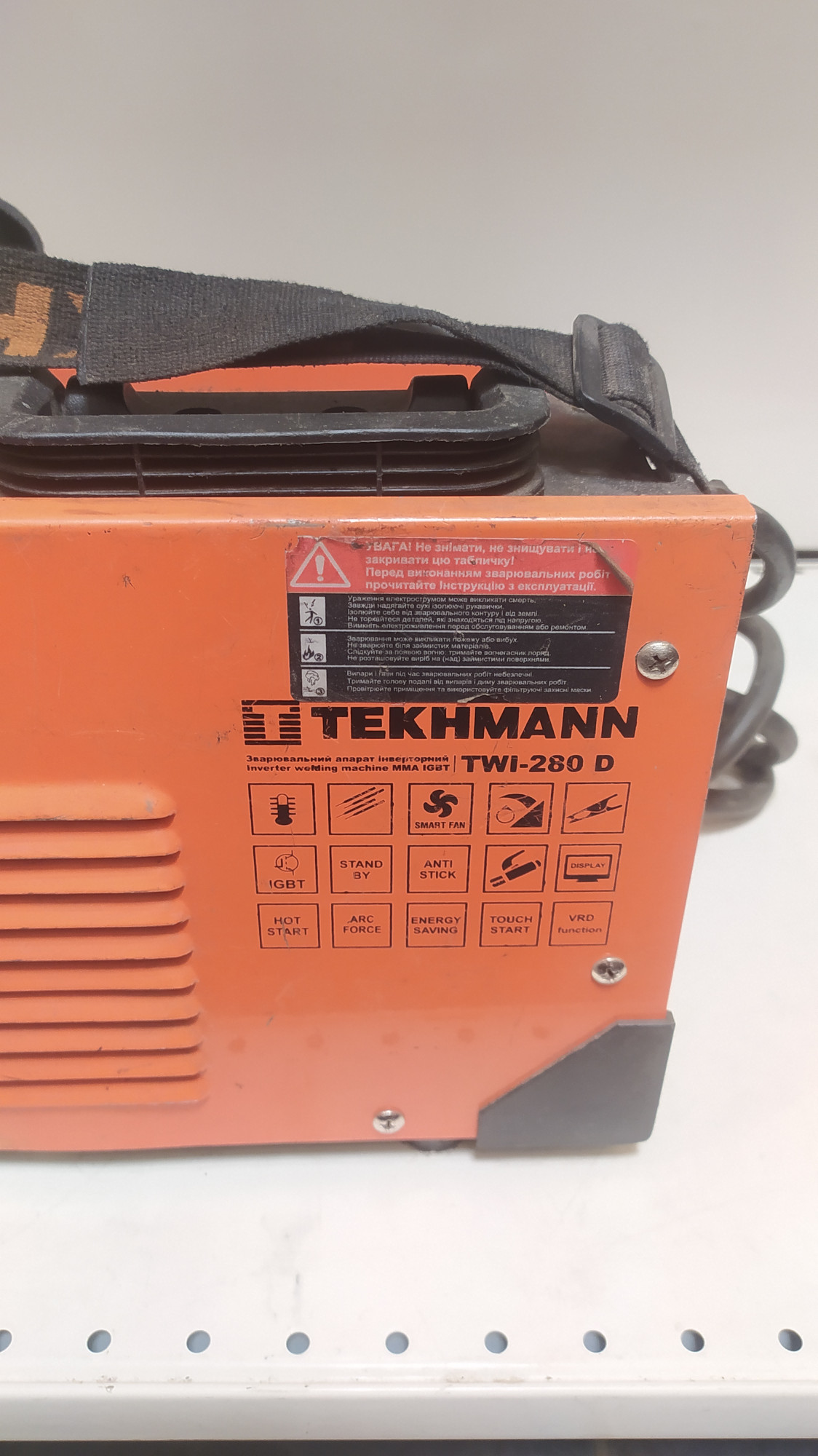 Зварювальний інвертор Tekhmann TWI-280 D 3
