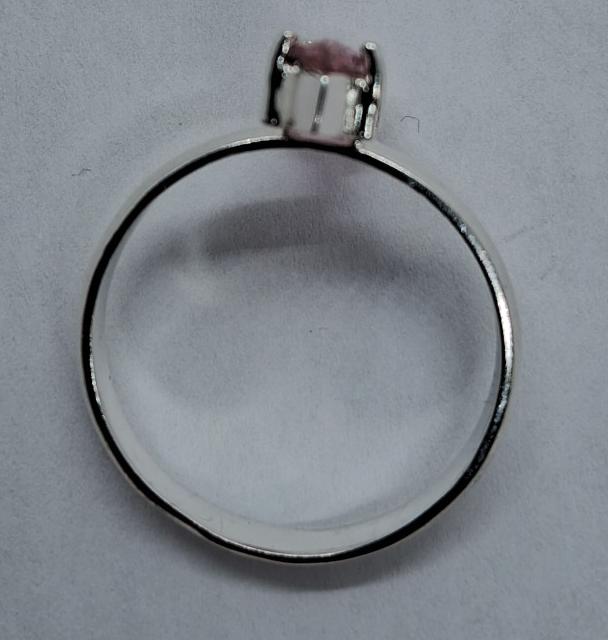 Серебряное кольцо с цирконием (32649021) 3