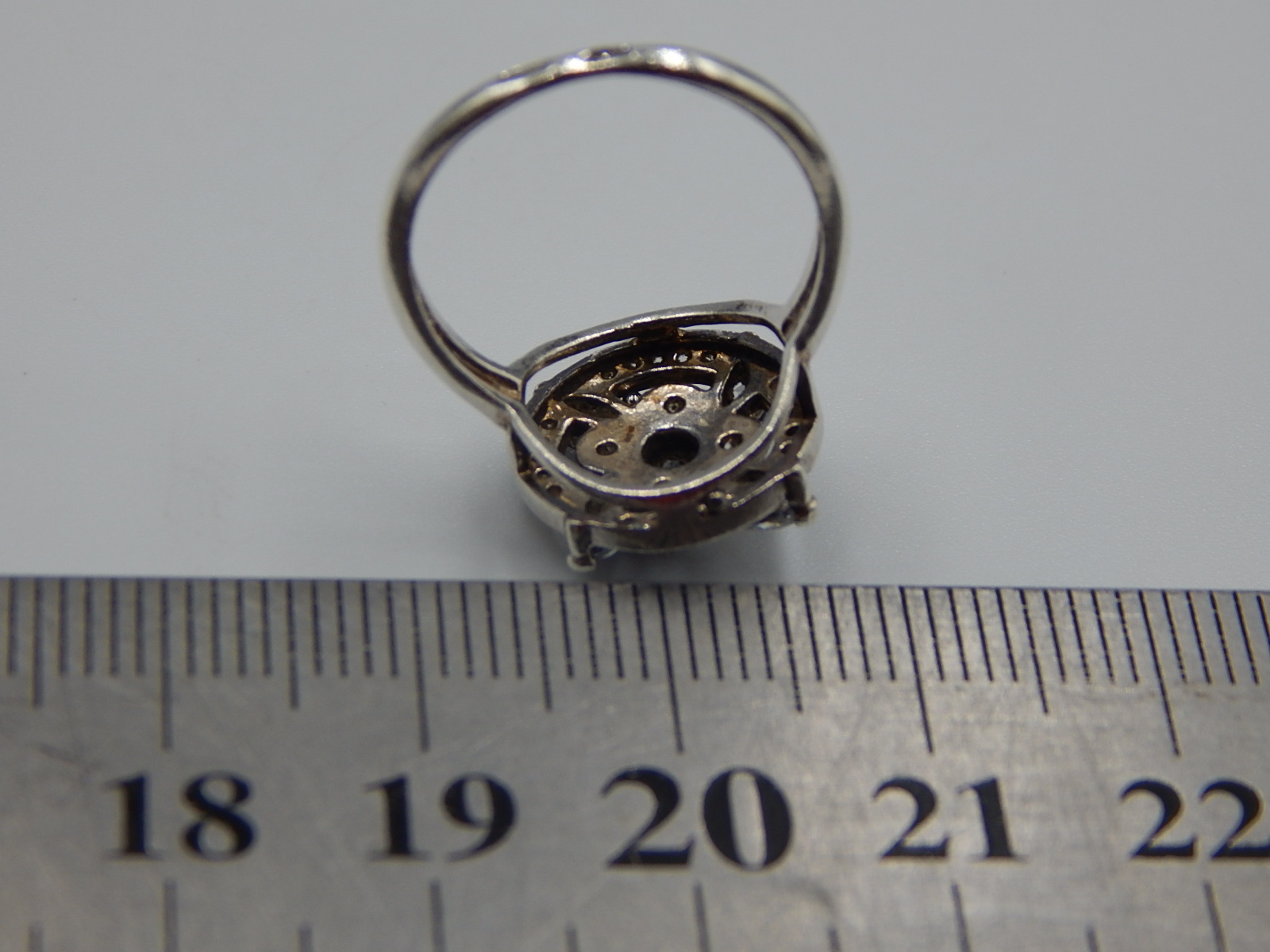 Серебряное кольцо с цирконием (31098498) 3