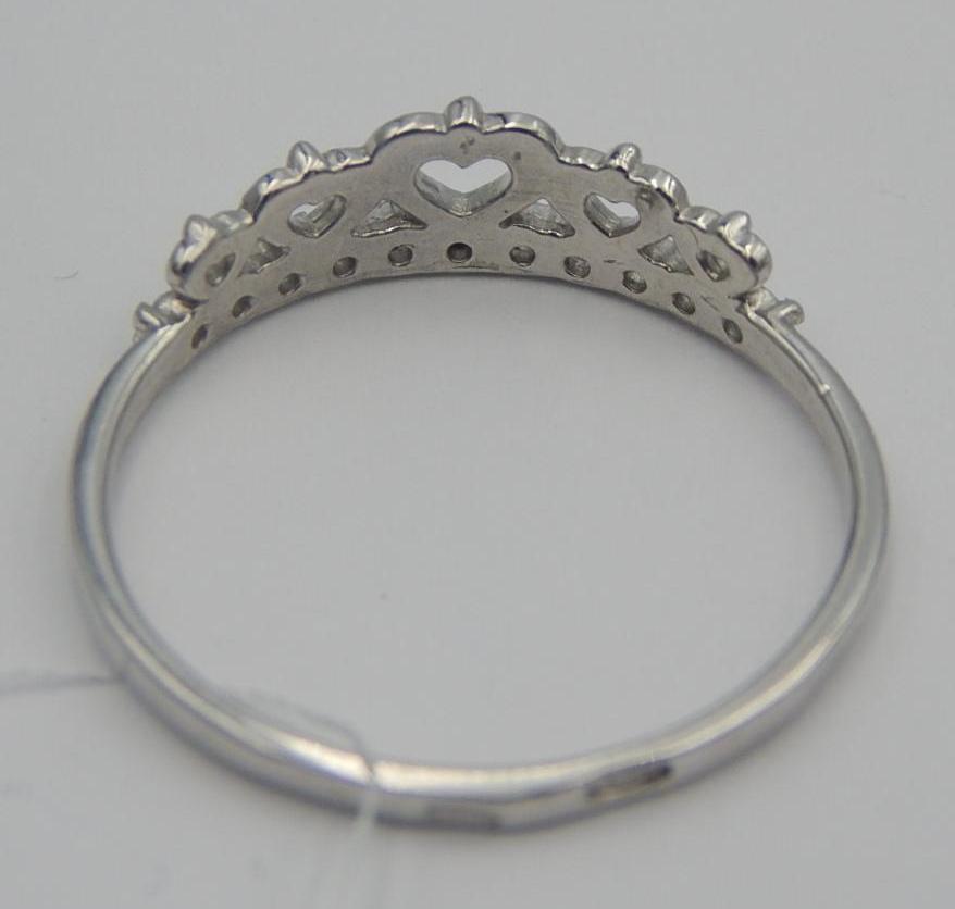 Серебряное кольцо с цирконием (30513344) 2