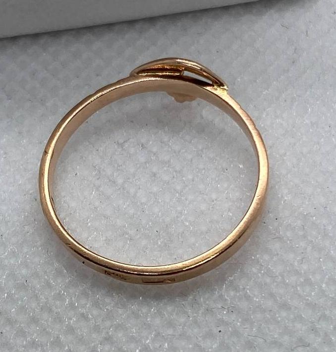 Кольцо из красного золота (30024339)  5