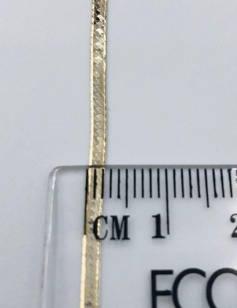 Колье из желтого и белого золота с топазом и бриллиантом (-ми) (33064438) 4