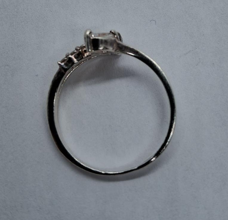 Серебряное кольцо с цирконием (332648819) 5