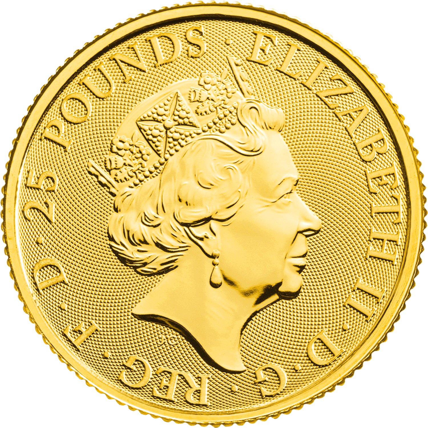Золота монета 1/4oz Єльський Бофорт 25 фунтів стерлінгів 2019 Великобританія (33193215) 2