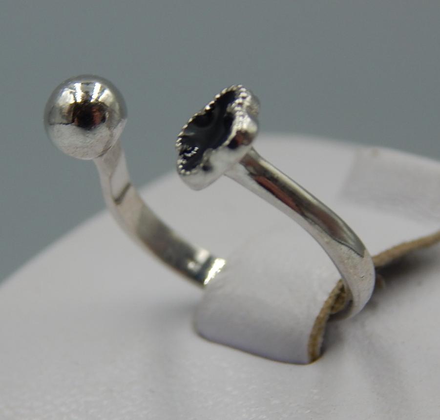 Серебряное кольцо с эмалью (32431061) 1