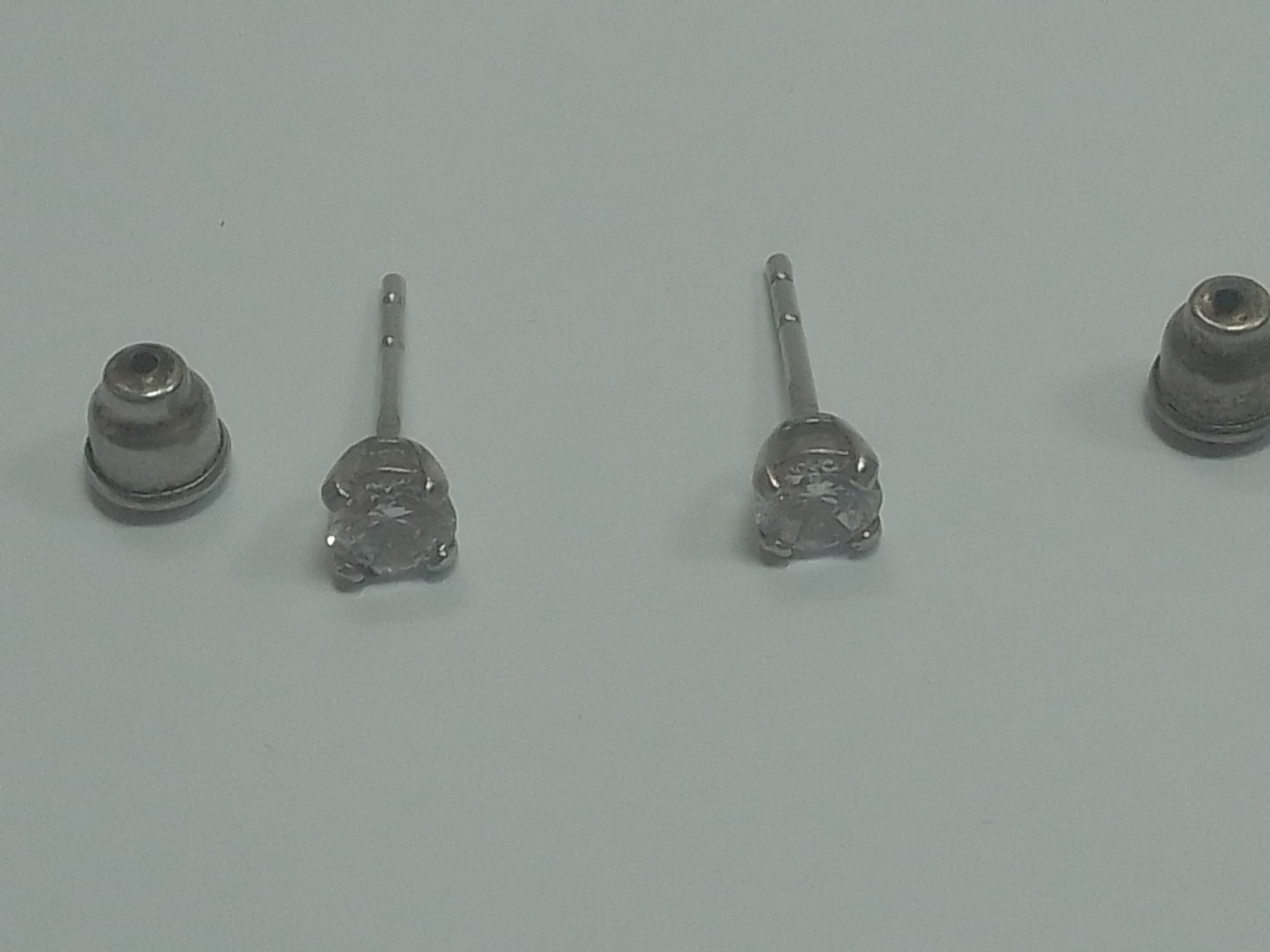 Серебряные серьги с цирконием (30519509) 1