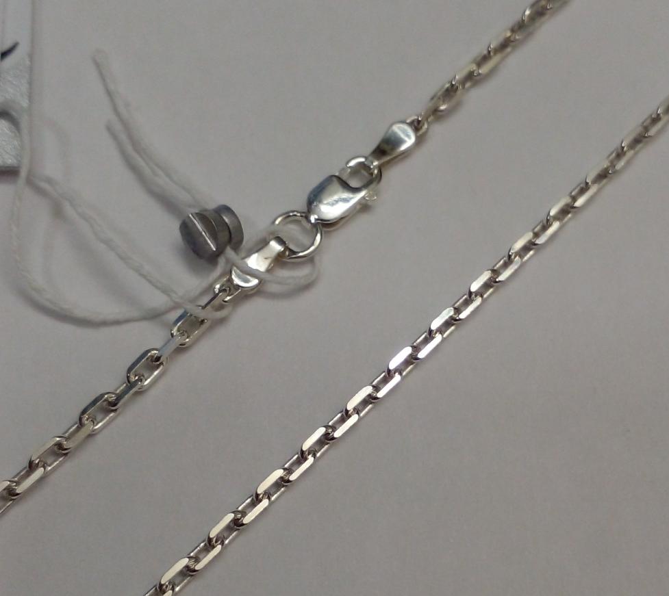 Серебряная цепь с плетением Якорное (32219262) 0