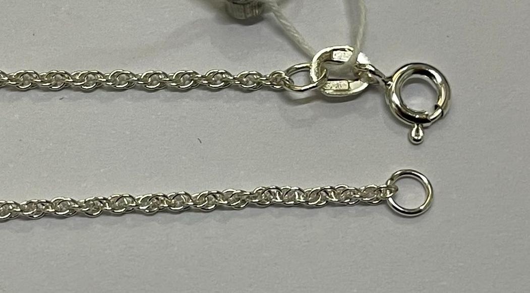 Серебряная цепь с плетением Кордовое (33344359) 1