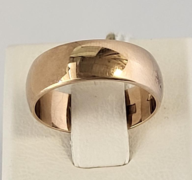 Обручальное кольцо из красного золота (33867962) 0