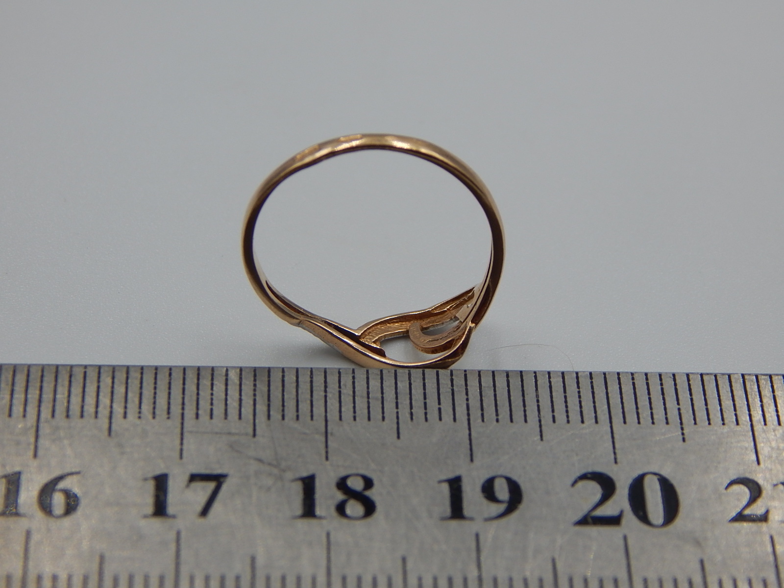 Кольцо из красного и белого золота (31239640) 3