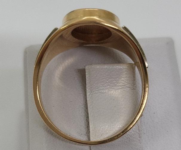 Кольцо из красного и белого золота (33701260) 4