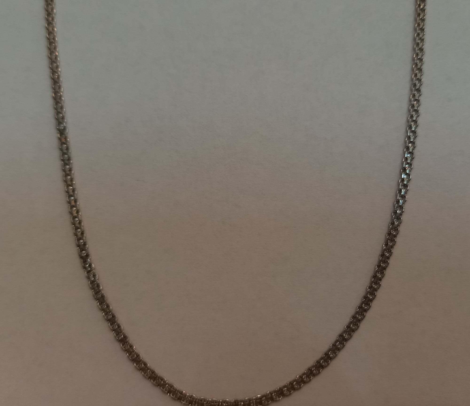 Серебряная цепь с плетением Фантазийное (30518013) 1
