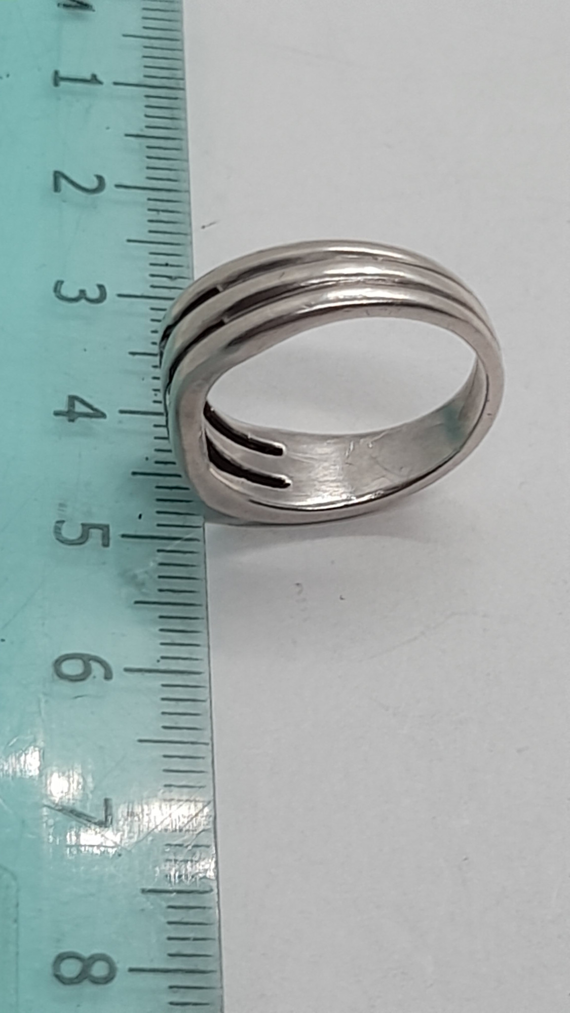 Серебряное кольцо с цирконием (31804590) 4