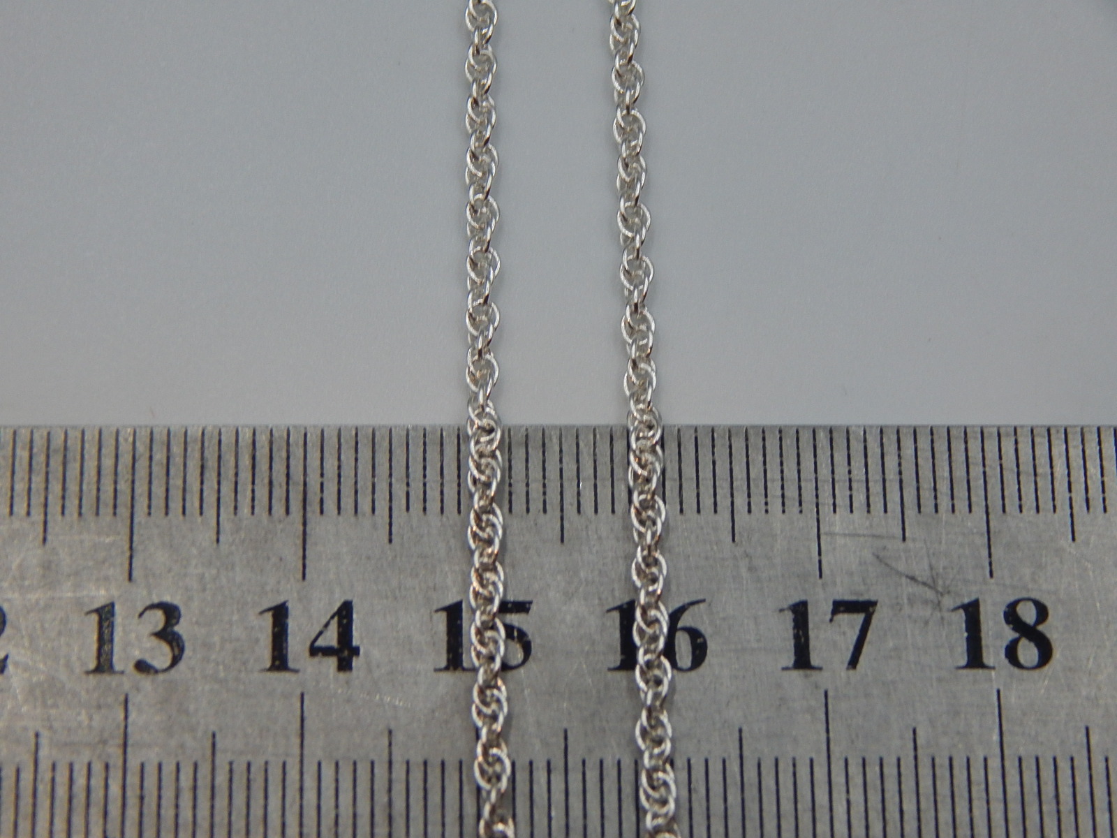 Серебряная цепь с плетением Кордовое (32351448) 2