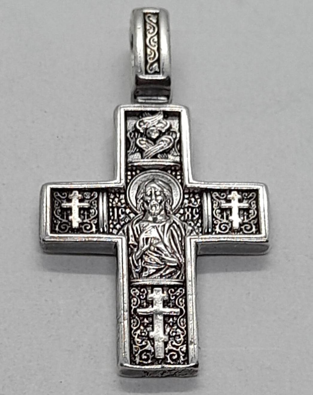 Срібний підвіс-хрест (31808777) 0