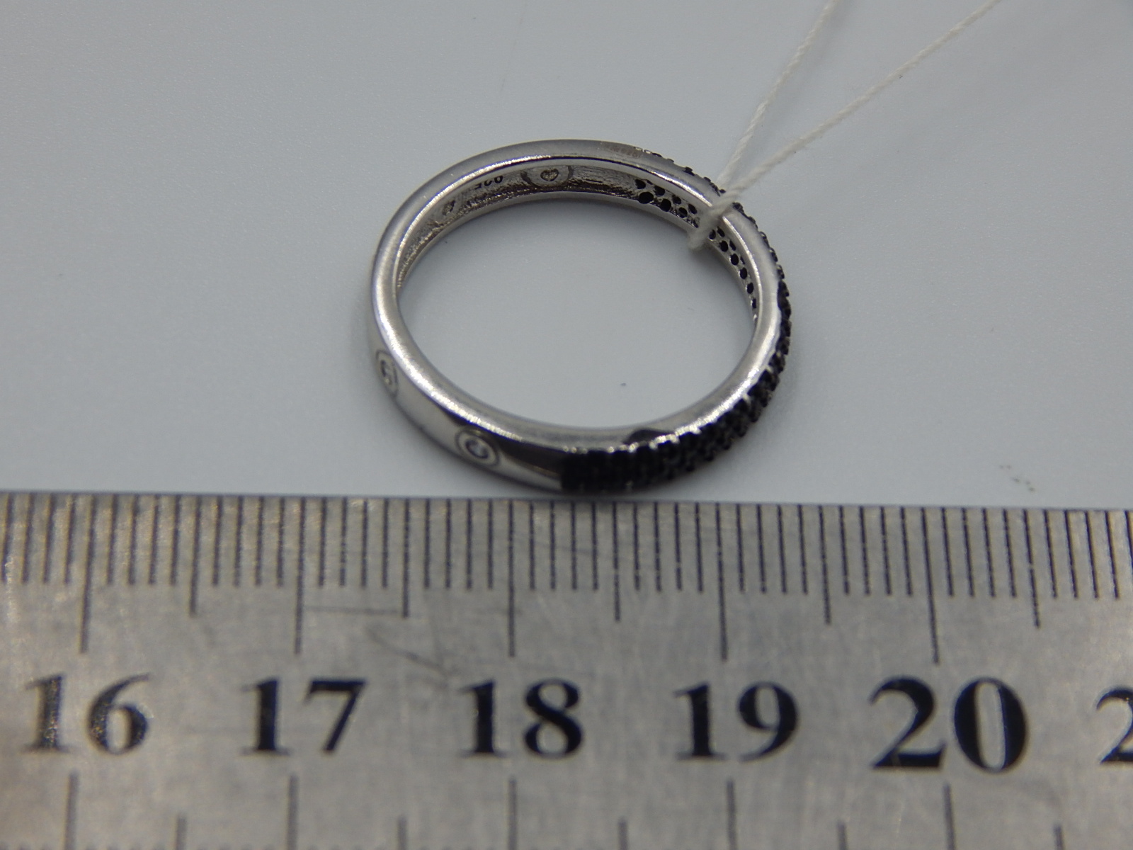Серебряное кольцо с цирконием (31386677) 5