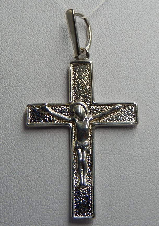 Срібний підвіс-хрест (32439936) 0