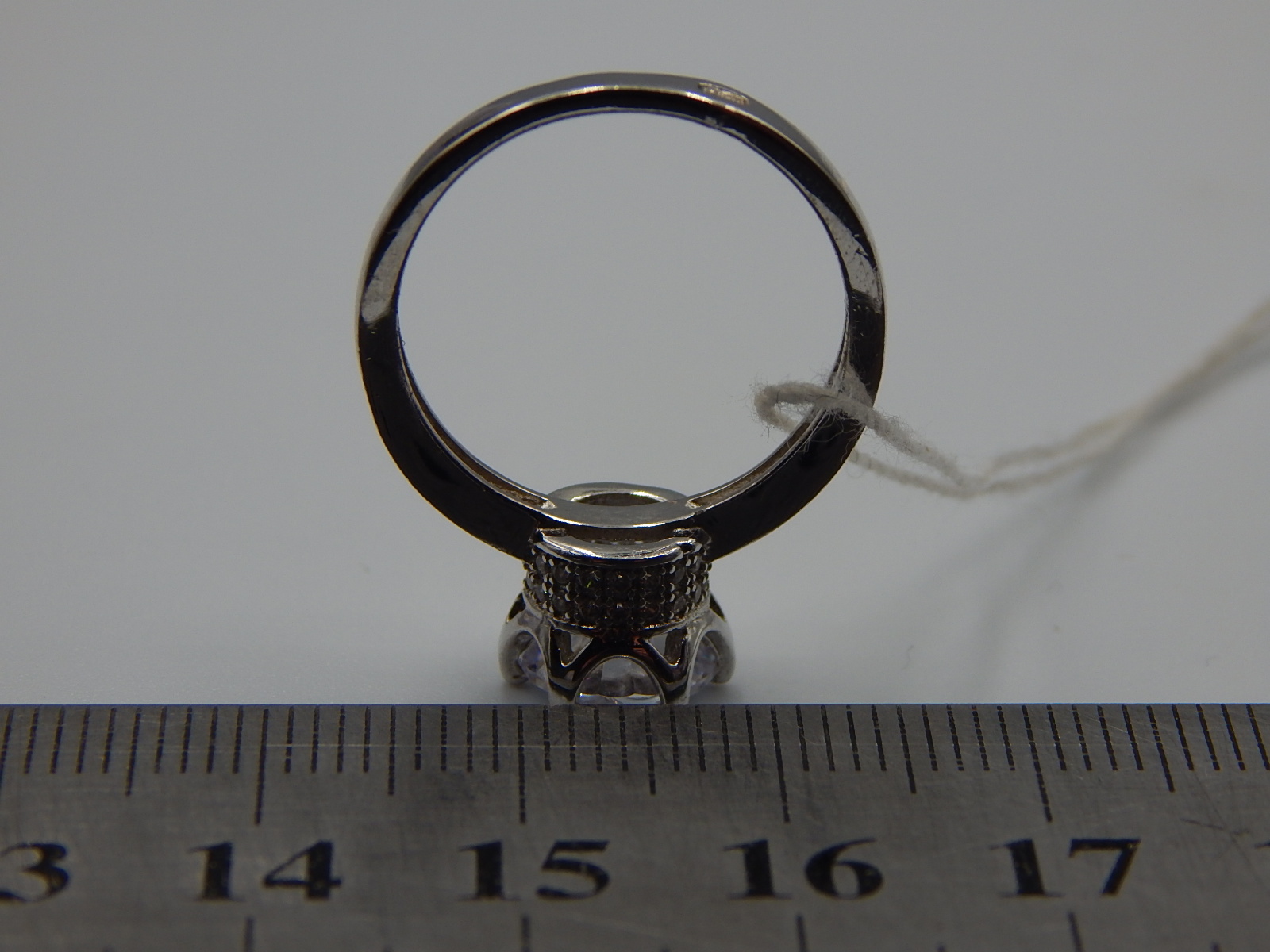 Серебряное кольцо с цирконием (32541879) 3