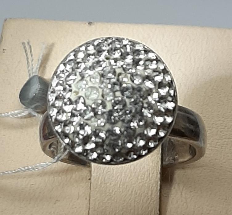 Серебряное кольцо с цирконием (15046535) 0