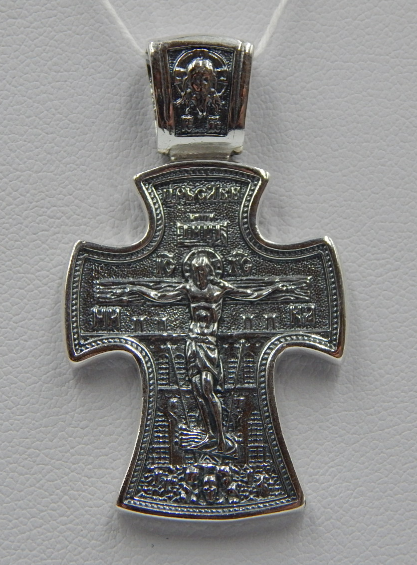 Срібний підвіс-хрест (31788416) 0