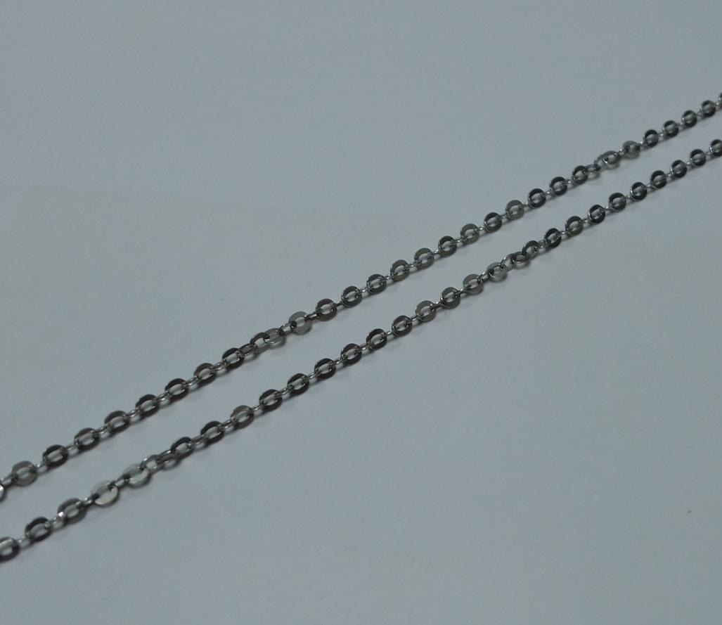 Серебряная цепь с плетением Ролло (30532040) 0