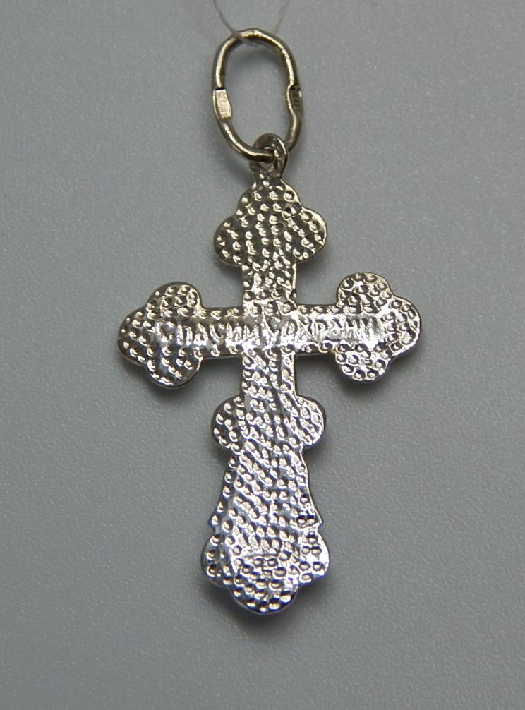 Срібний підвіс-хрест (32414509) 1