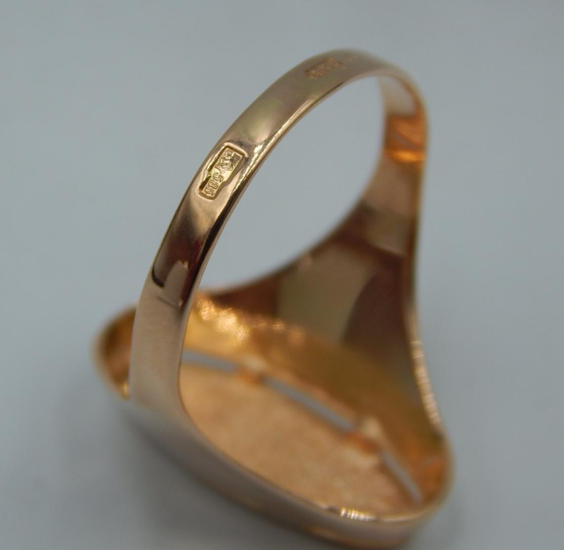 Кольцо из красного золота (29247796) 8