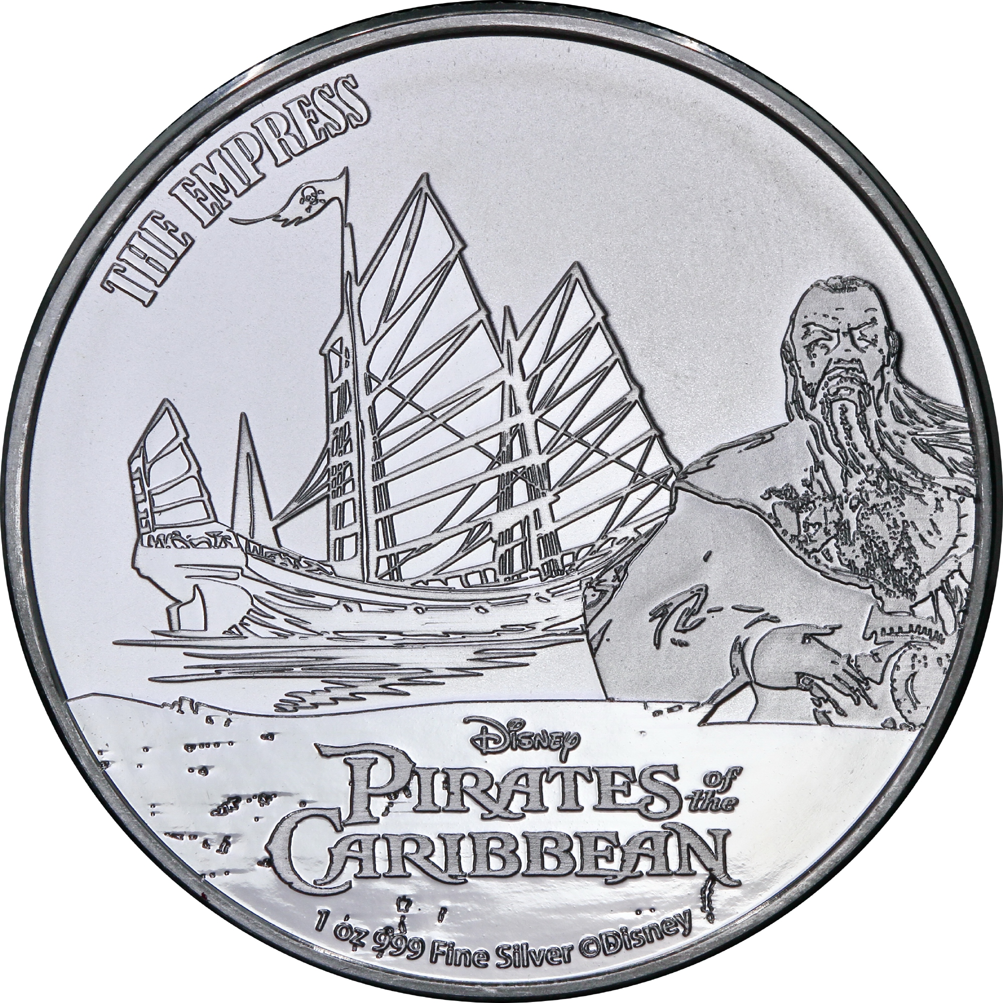 Серебряная монета 1oz Пираты Карибского Моря: Императрица 2 доллара 2021 Ниуэ (29169398) 0