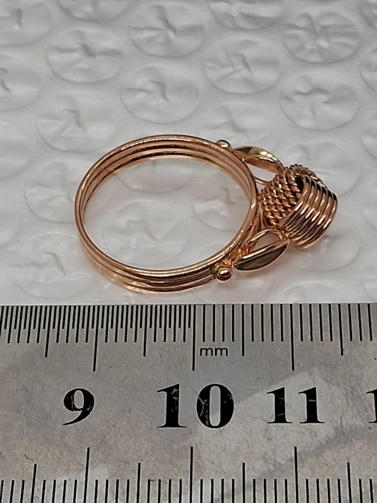 Кольцо из красного золота (33219554) 9