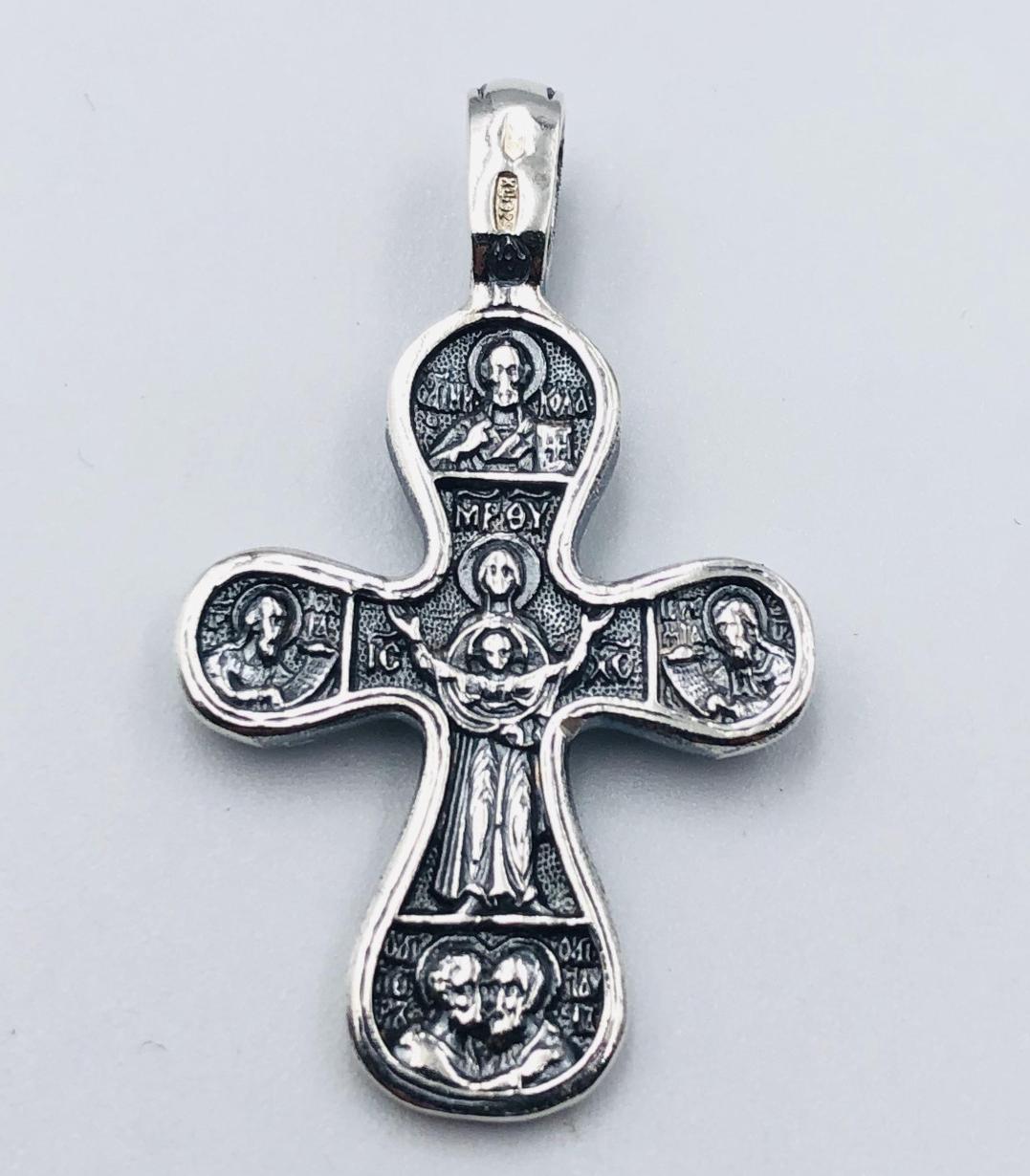 Срібний підвіс-хрест (33720200) 1