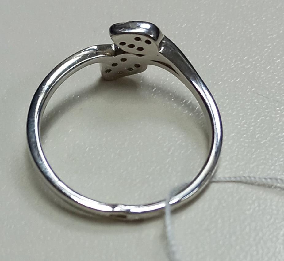 Серебряное кольцо с цирконием (29243403) 3