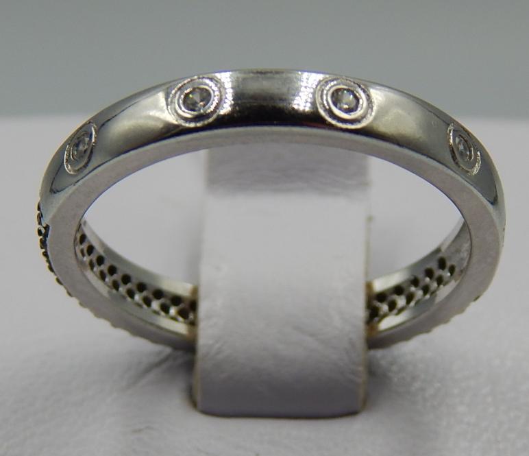 Серебряное кольцо с цирконием (31386677) 3