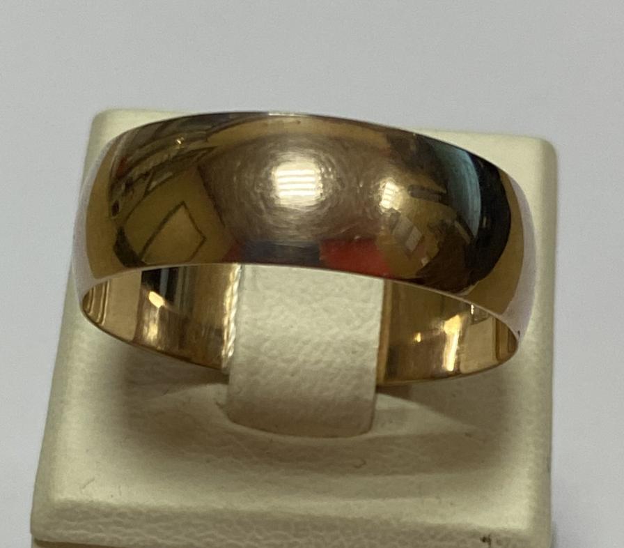 Обручальное кольцо из красного золота (33750335) 0