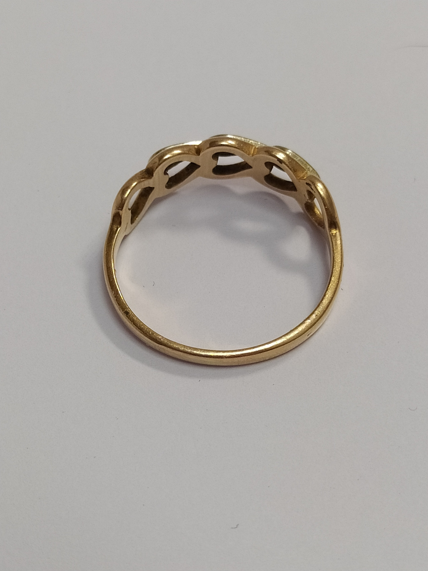 Кольцо из красного и белого золота с цирконием (33646788) 4