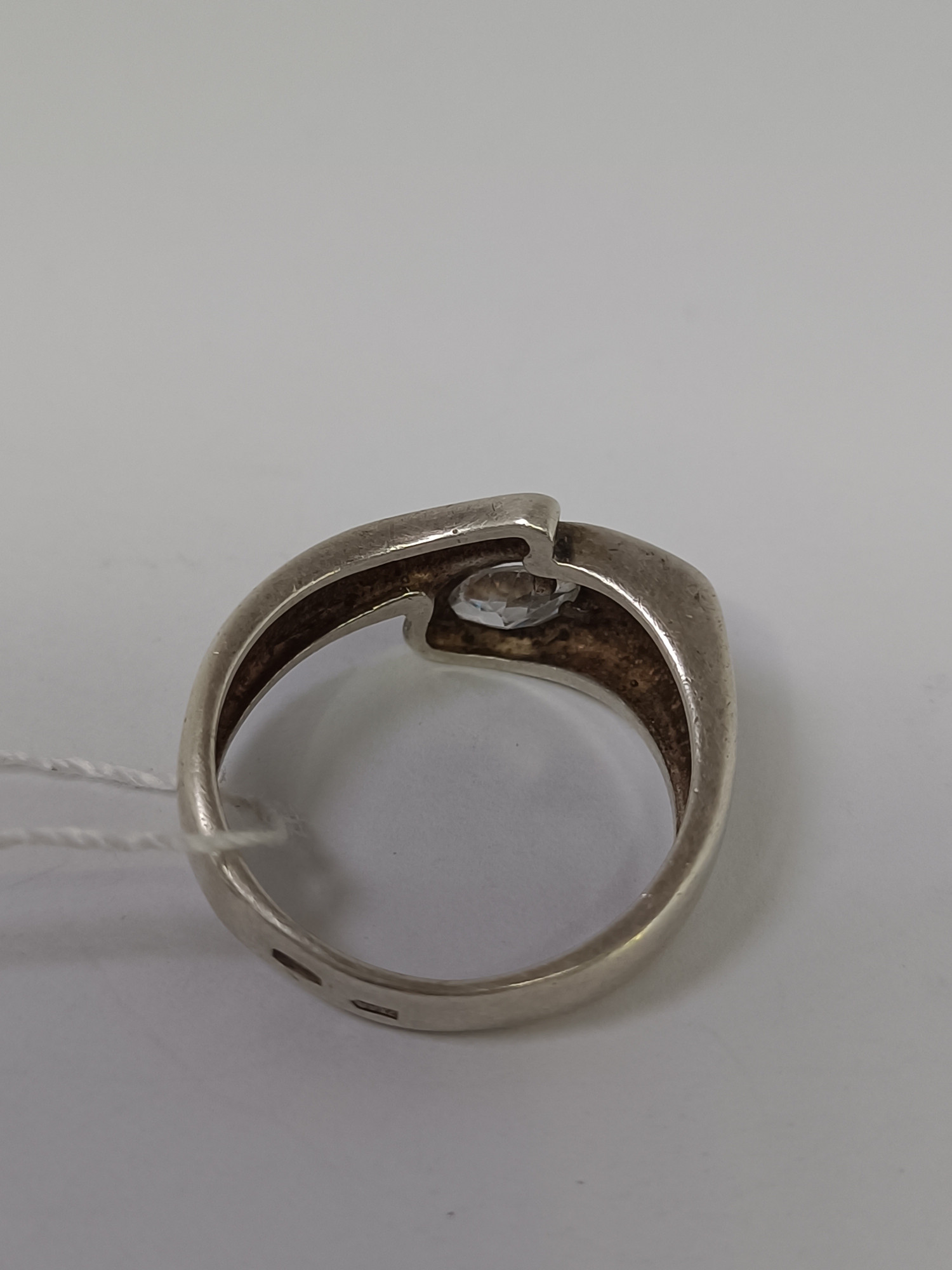 Серебряное кольцо с цирконием (33726092) 3