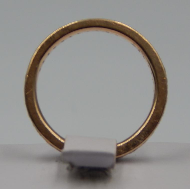 Кольцо из красного золота с цирконием (31795687) 3