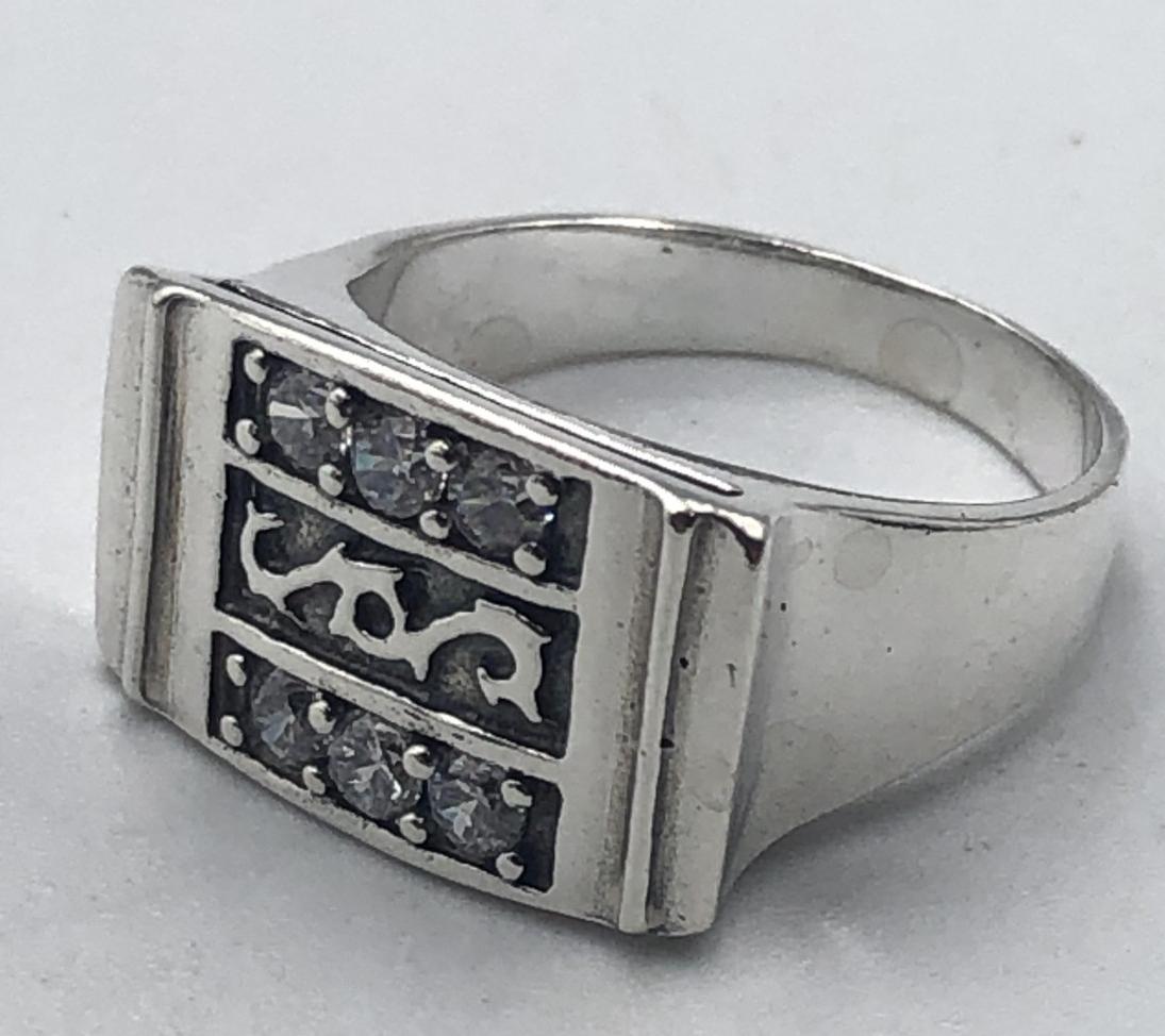 Срібний перстень із цирконієм (31322334) 1