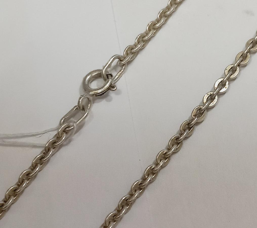 Срібний ланцюг із плетінням Якірне (33896639) 0