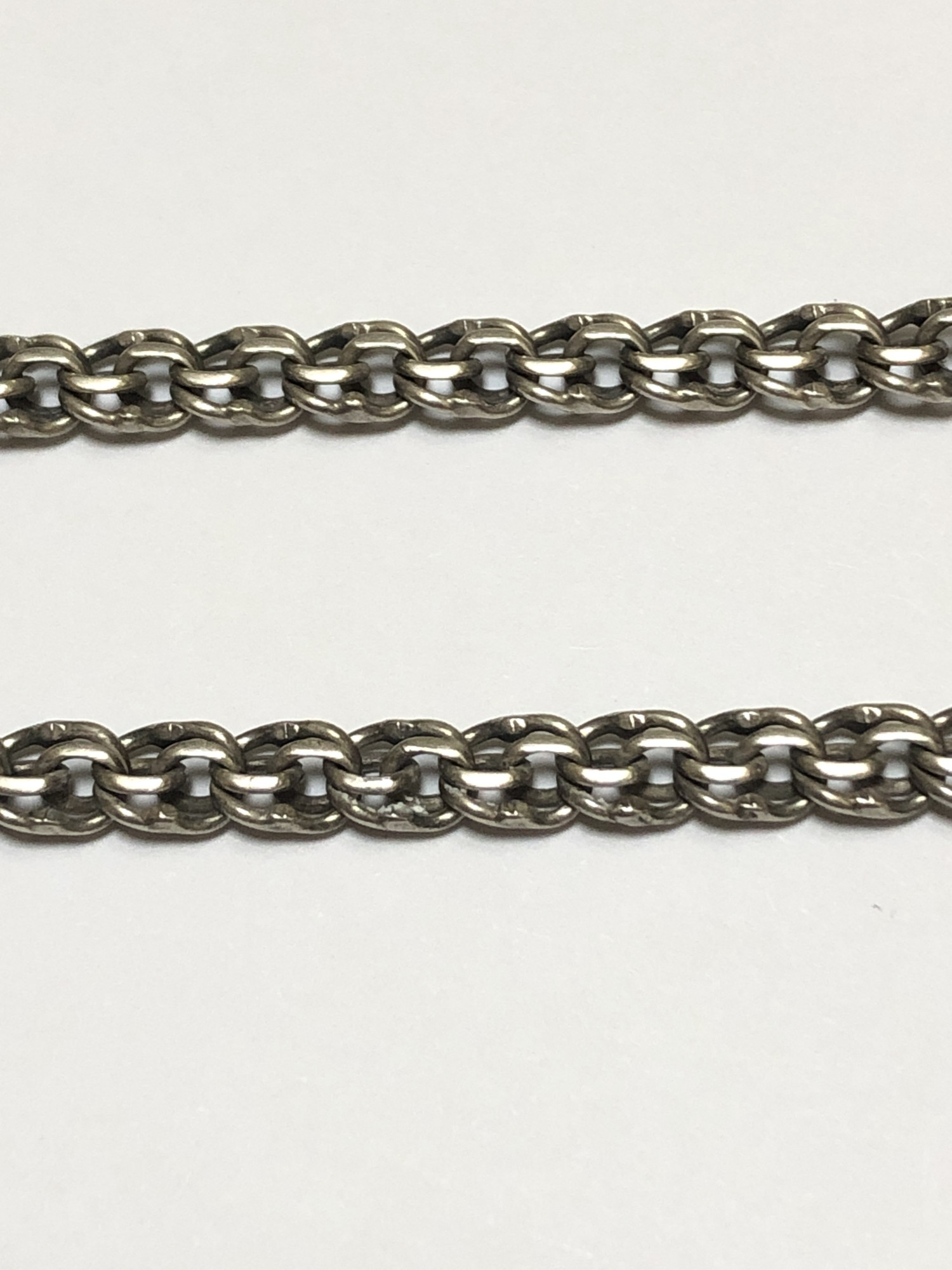 Серебряная цепь с плетением Бисмарк (33650046) 1