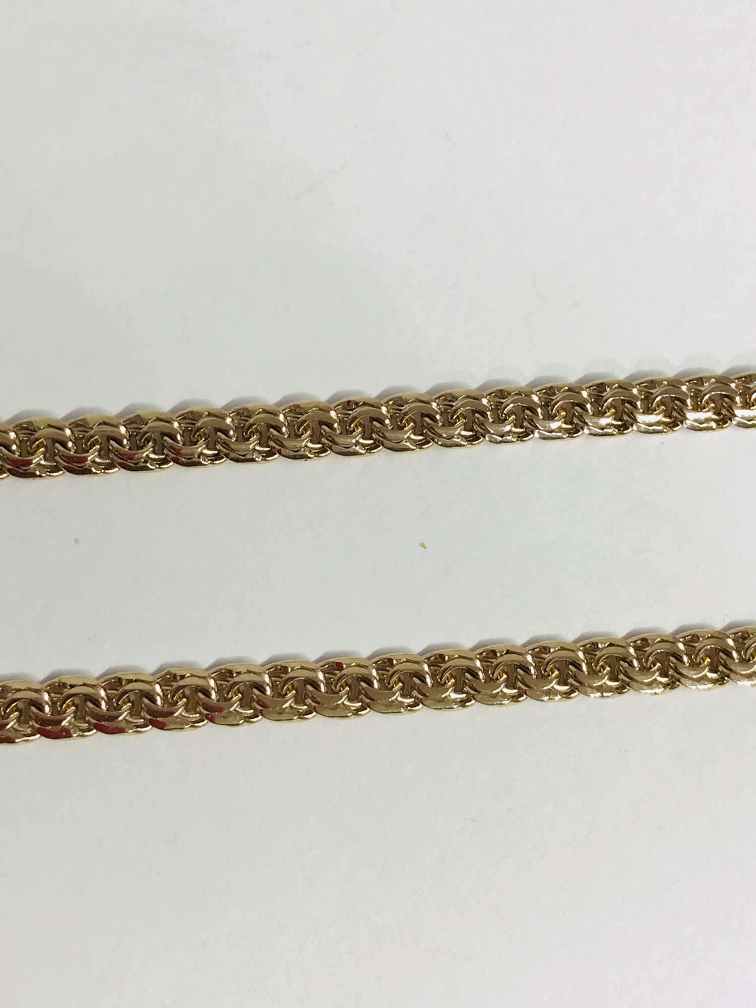 Цепь из красного золота с плетением Бисмарк (30603598) 2