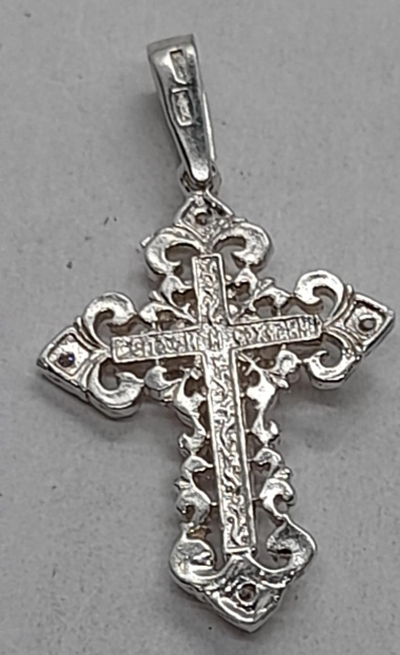 Срібний підвіс-хрест (31808834) 1