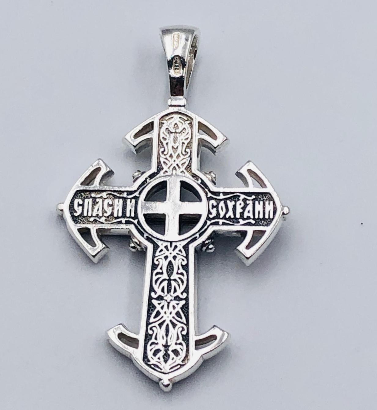 Срібний підвіс-хрест (33896510) 1