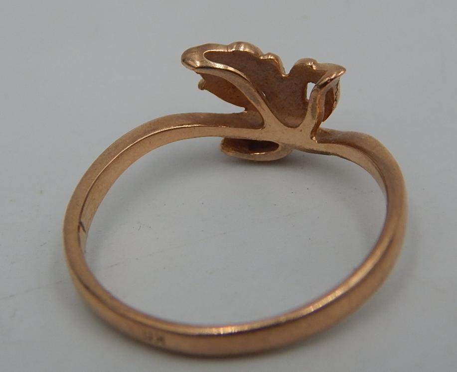 Кольцо из красного золота (30015796) 3