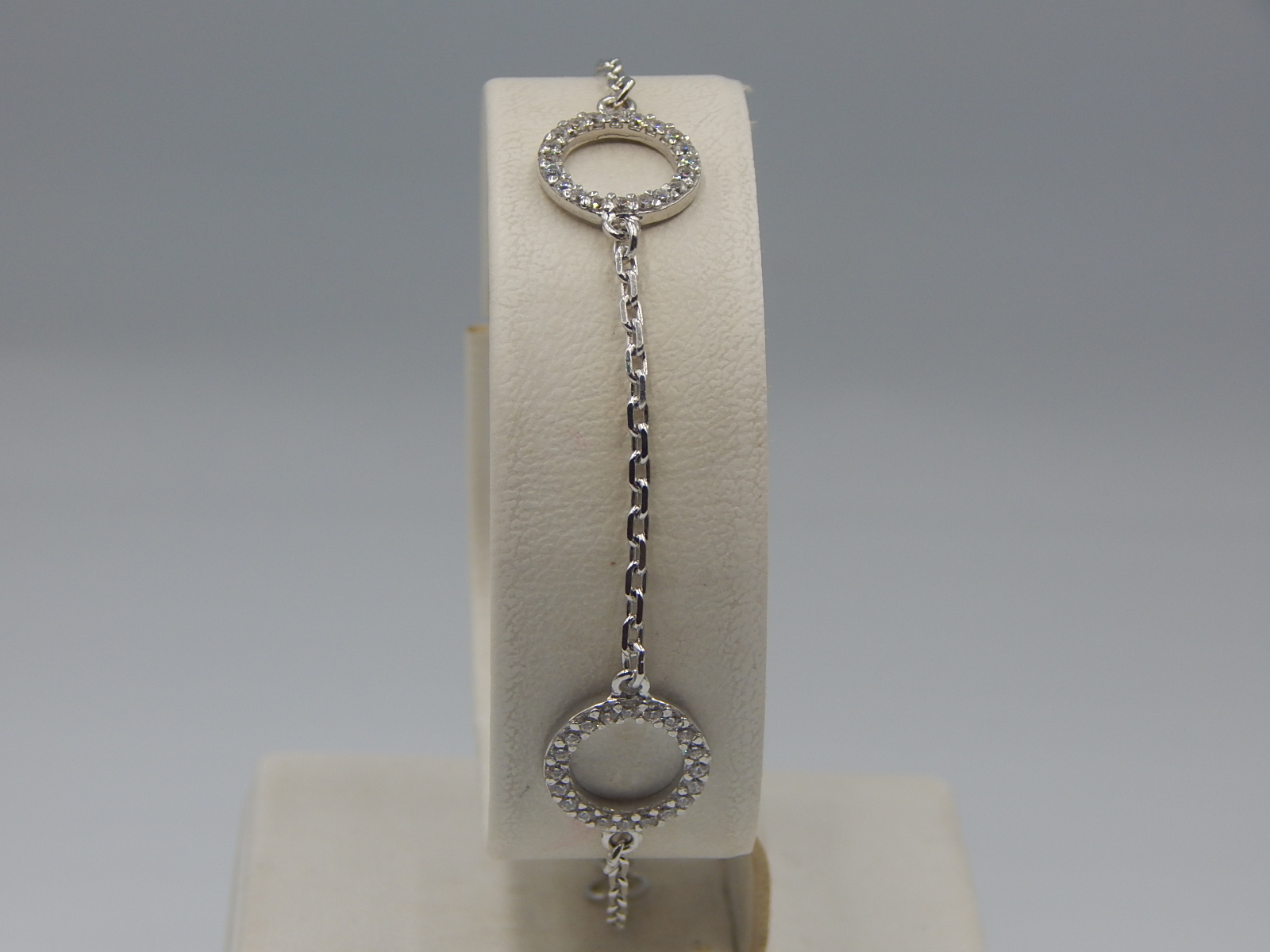 Срібний браслет із цирконієм (33238730) 2