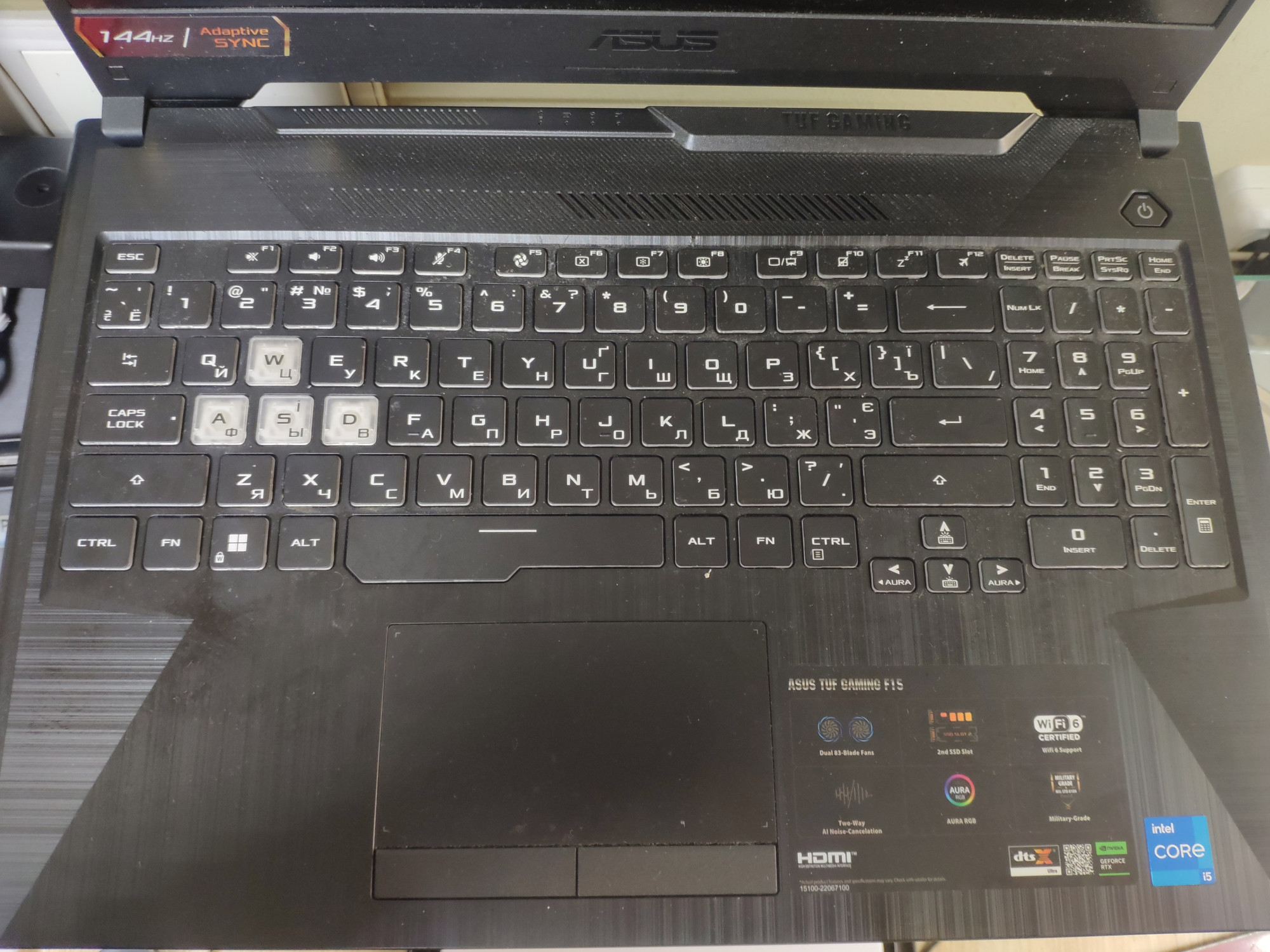 Ноутбук Asus FX506HF-HN039 (90NR0HB4-M00530) 3