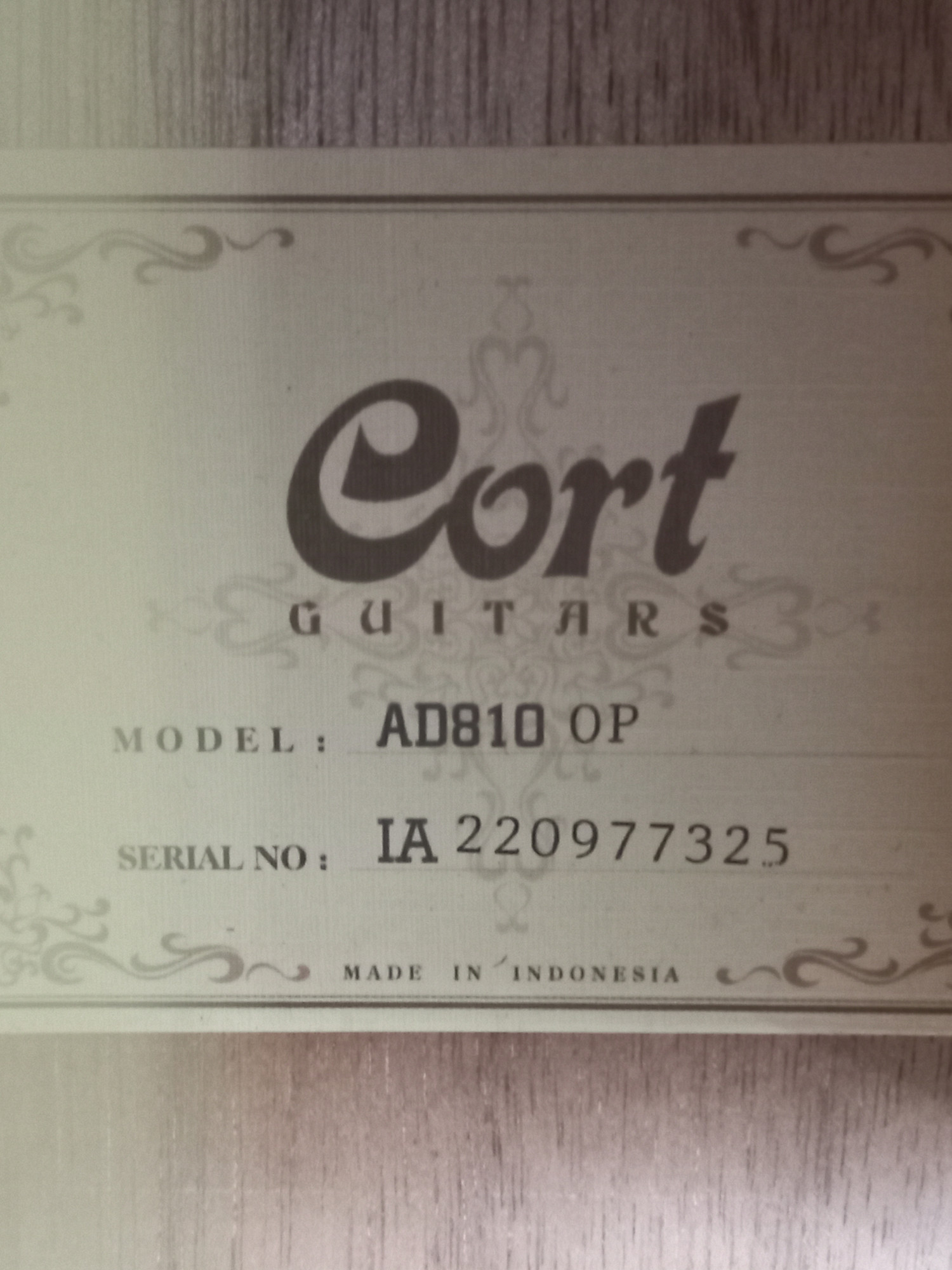 Акустическая гитара Cort AD810 OP 5