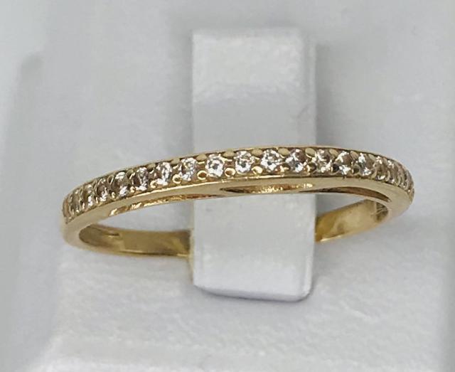 Кольцо из красного золота с цирконием (32406882)  2